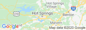 Hot Springs National Park map